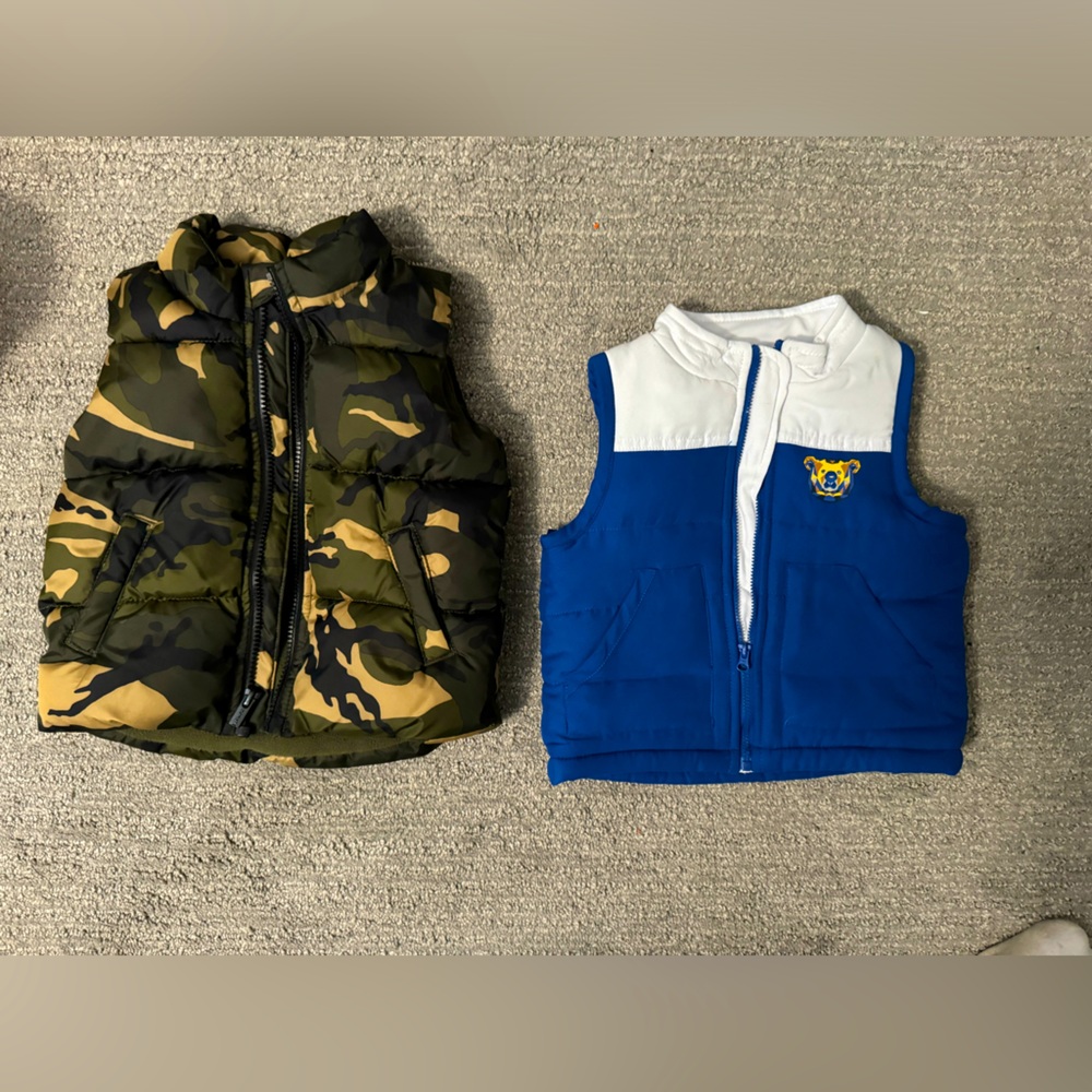 Toddler Boy Vests Size 2T Great Condition